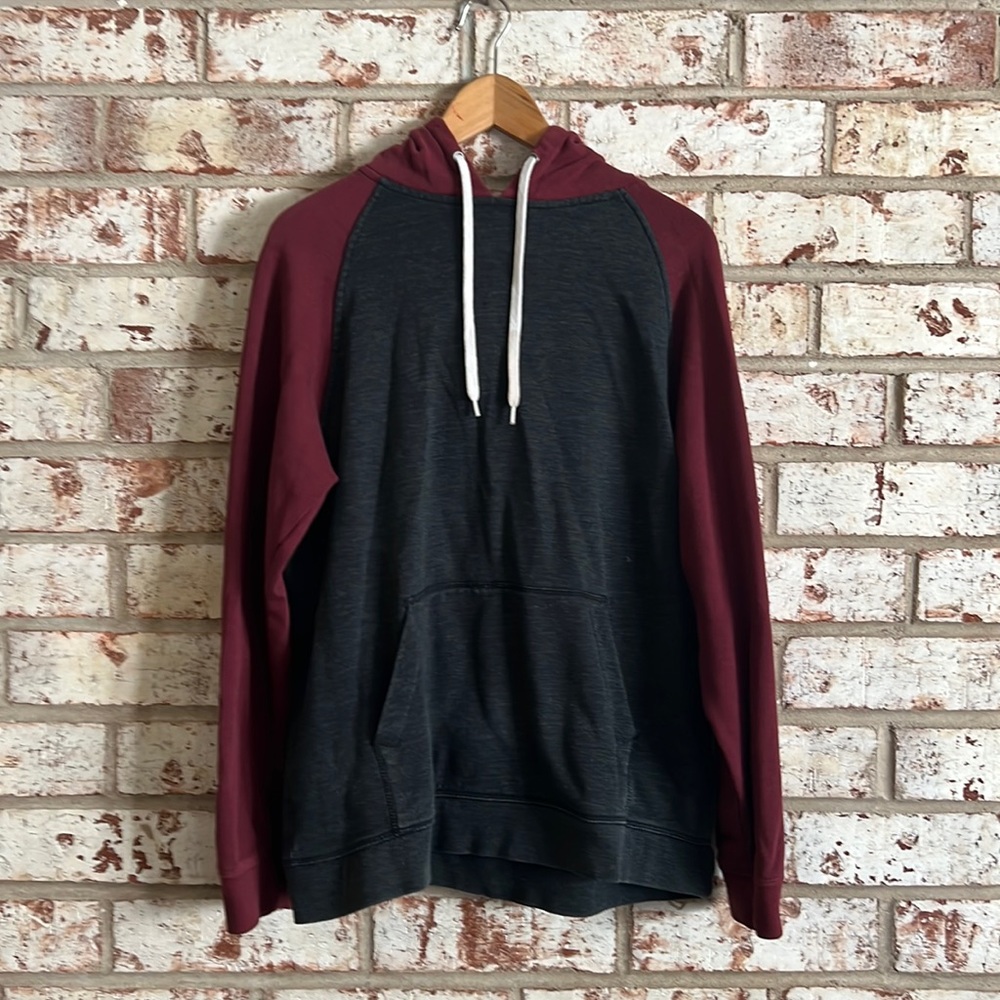 Grey and red sweater - Long Sleve
